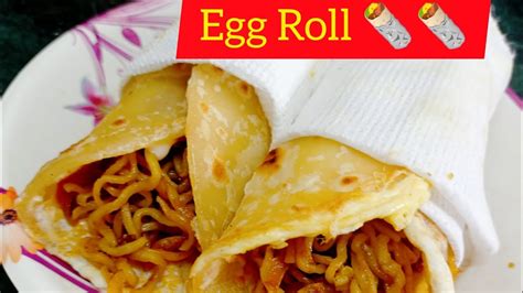 बाजार जैसा अंडा रोल बनाएं घर में मिनटों में 🌯🌯egg Maggie Roll Recipe 😋