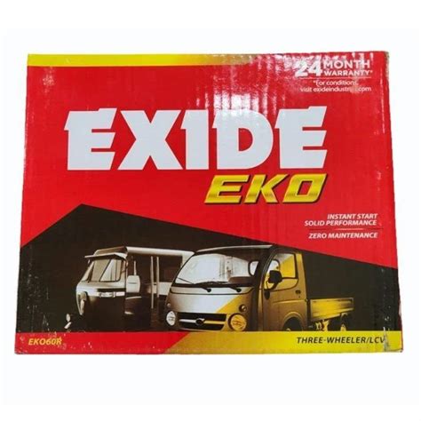 60 Ah Exide EK060R Three Wheeler Battery At Best Price In Indore ID