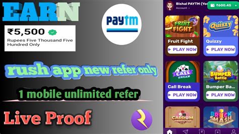 Rush App Unlimited Trick Rush App Refer New Update Rush App Hack