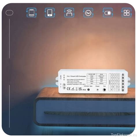 Kontroler Led W Zigbee Rf Rgbw Cct Hue Gl Tuya