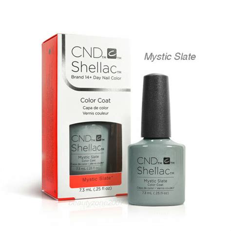 Cnd Shellac Uv Gel Polish Mystic Slate 91684 73ml 025oz Glacial Illusion Color Holiday