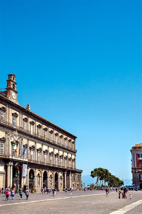 Palazzo Reale Piazza Del Plebiscito Bild Kaufen Lookphotos