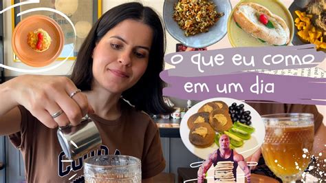 Tudo O Que Como Em Um Dia Exerc Cios E Cafeteria Nova Youtube