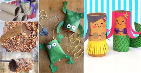 18 Magnifiques projets à faire avec les enfants à partir de rouleaux