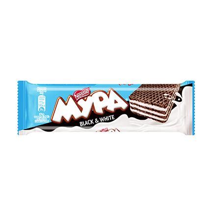 Вафла Мура 30г Черно и бяло