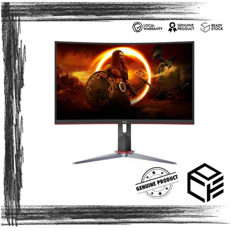 Aoc Cq G Qhd Curved Gaming Monitor K Qhd Hz Freesync