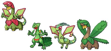 Fusion2 Sceptile Flygon Tropius Scelypius By Guilherbdm On