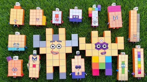 Looking For Numberblocks Rainbow Big 20 29 Vs Mini New Asmr Numberblocks Satisfying Video