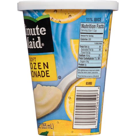 Minute Maid Frozen Lemonade Nutrition Facts Besto Blog