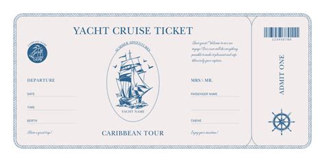 Haut 50 Imagen Cruise Ticket Template Vn