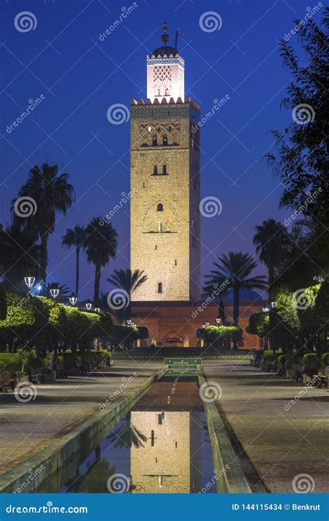 Mezquita De Koutoubia En Marrakesh Foto De Archivo Imagen De