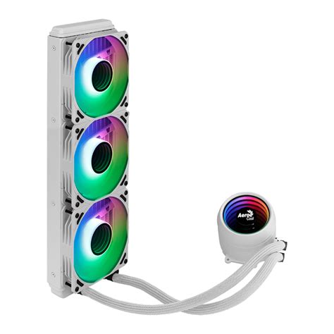 Enfriamiento Liquido Aerocool Mirage L360 White Iluminación RGB 360mm