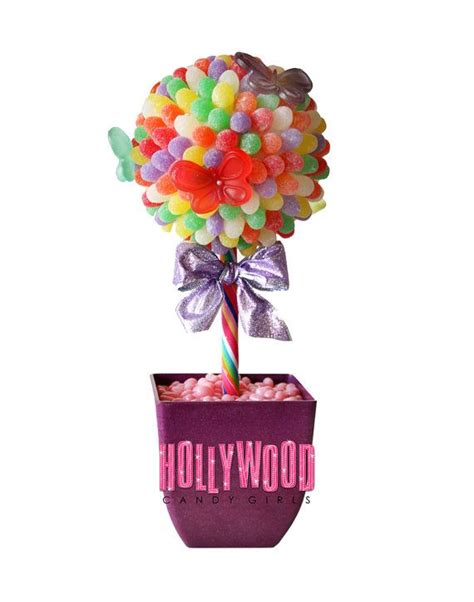 Rainbow Butterfly Candy Land Centerpiece Topiary Candy Buffet Decor Candy Arrangement Wedding