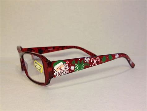 All Wrapped Up Red Handpainted Christmas Reading Glasses Christmas