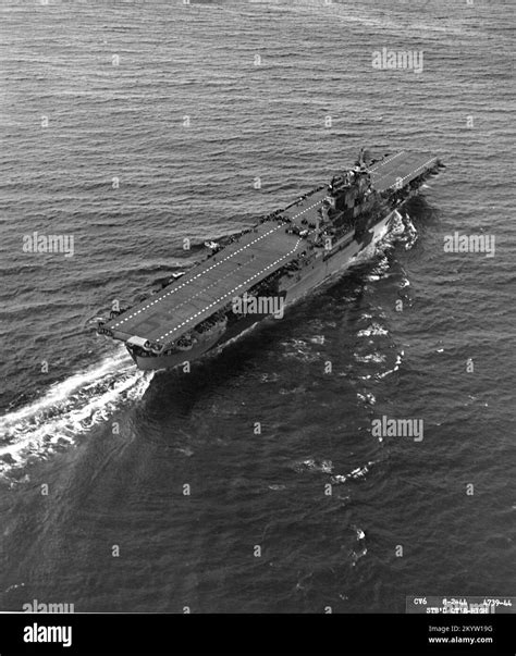 Photograph Of The USS Enterprise CV 6 Ships Naval Vessels Boats