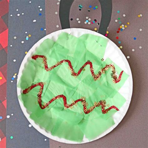 Paper Plate Christmas Ornament Craft