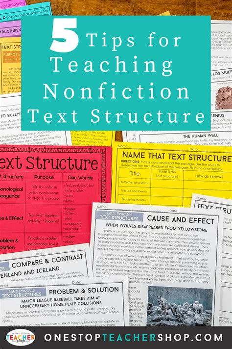 5 Ways To Teach Nonfiction Text Structure Artofit