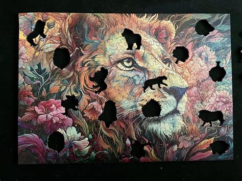 Wentworth Wooden Puzzles / 250 pieces / Free Form Puzzle Cut / Fierce ...