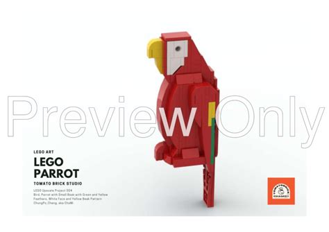 LEGO MOC LEGO Parrot Upscaled by ChungPo_Cheng | Rebrickable - Build with LEGO