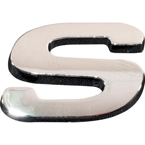 Sca 3d Chrome Badge Letter S Supercheap Auto New Zealand