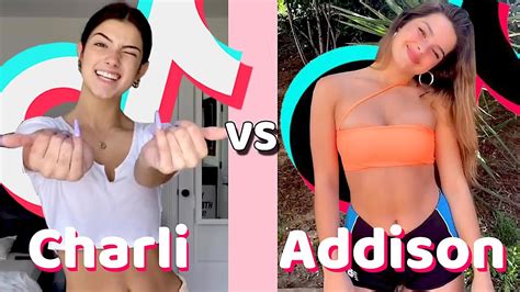 Charli Damelio Vs Addison Rae Tiktok Dances Compilation 2020 Youtube