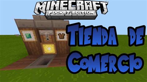 Como Hacer Una Tienda De Comercio En Minecraft Pe ~mecanismos En