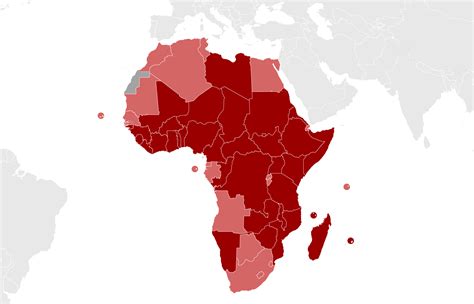 Carte montrant l état du suivi de l accès à l eau potable et à l