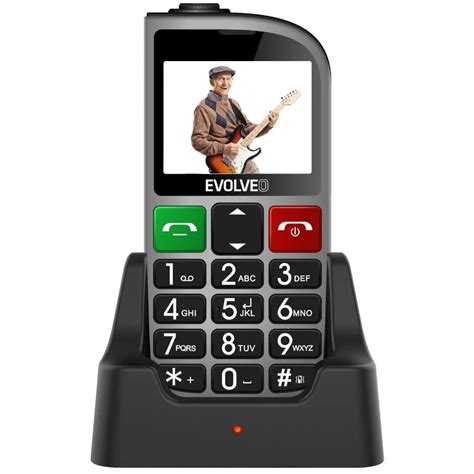 Telefon Mobil Evolveo Easyphone Ep Pentru Seniori Taste Mari