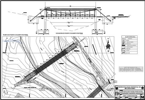 Creaci N Del Puente Peatonal Colgante Ingenier A