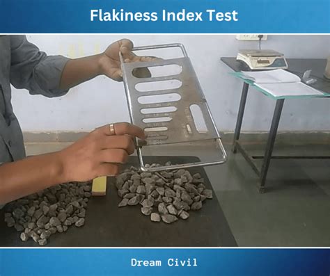 Flakiness Index Test Of The Given Sample Of Course Aggregate Dream Civil