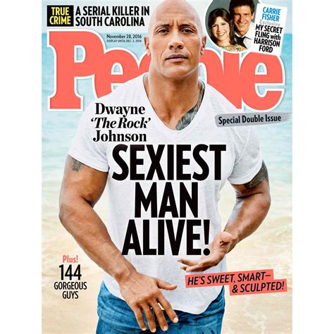 Sexiest Man Alive 2016 Dwayne The Rock Johnson Is Peoples Sexiest Man Alive