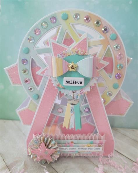 D Ferris Wheel Paper Crafts Pop Up Valentine Cards Crafts