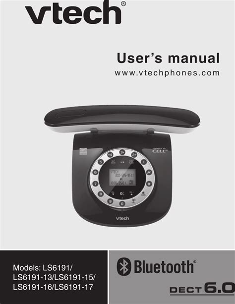 Vtech Dect 6 0 Ls6191 17 Users Manual