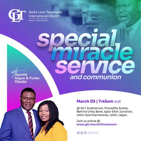 Special Miracle Service A Spiritual Flyer Design On Behance