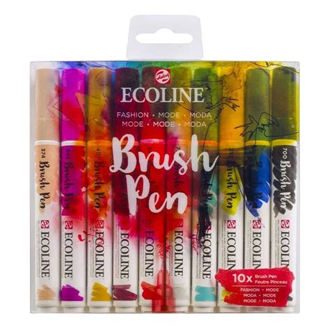 Ecoline Liquid Watercolor Brush Pen Set Of Fashion Colors Jerry S