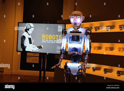 robots at science museum Stock Photo - Alamy