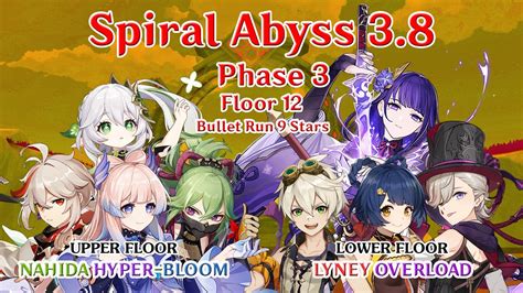 Spiral Abyss Phase Floor Bullet Run Stars Nahida Hyper