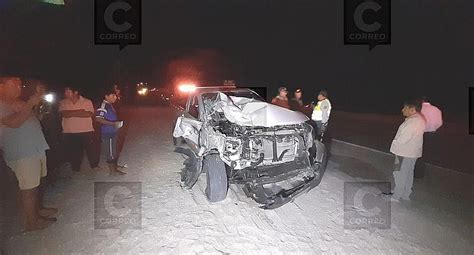 Pareja Muere En Choque Vehicular En Carretera Costanera Edicion Correo