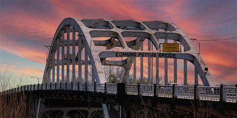 Edmund Pettus Bridge Panorama Photograph By Jackie Nix Fine Art America