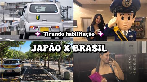 TIRANDO HABILITAÇÃO NO BRASIL X JAPÃO sera que passei YouTube