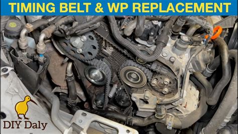 Vw Tiguan Tdi Timing Belt Water Pump Replacement Cffb Youtube