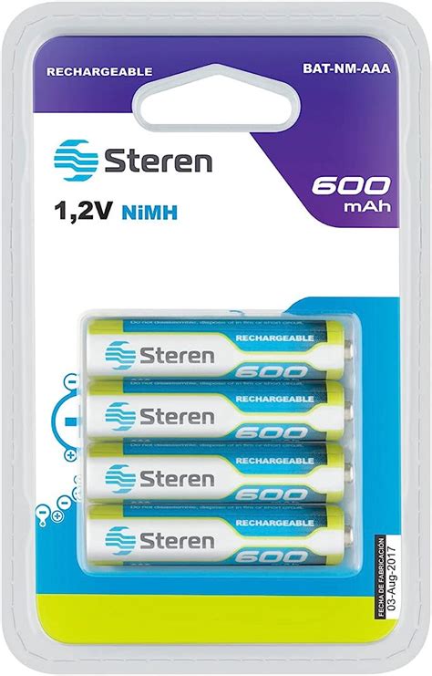 Steren Bat Nm Aaa Paquete De Pilas Recargables Aaa Composici N