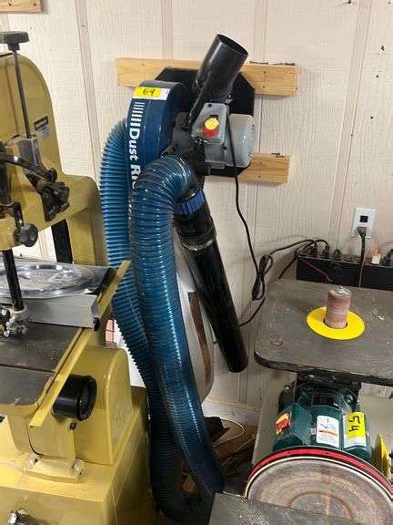 Rockler Dust Right Dust Collector 650 Cfm Model 58860 With Dust Right Expandable 4 Hose And