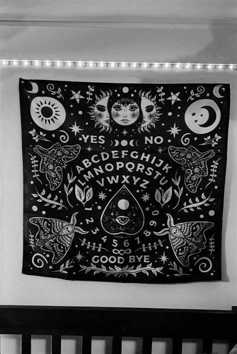 Ouija Board Tapestry Star Sun And Moon Wall Hanging Magic Home Decor