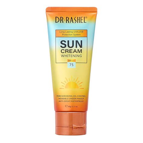 Dr Rashel Sun Cream Whitening SPF 75 60g Eshaistic Pk