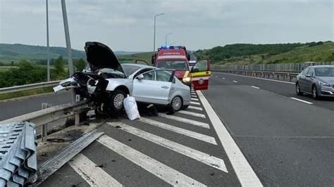 FOTO VIDEO UPDATE ACCIDENT rutier pe autostrada A1 Sebeș Sibiu zona