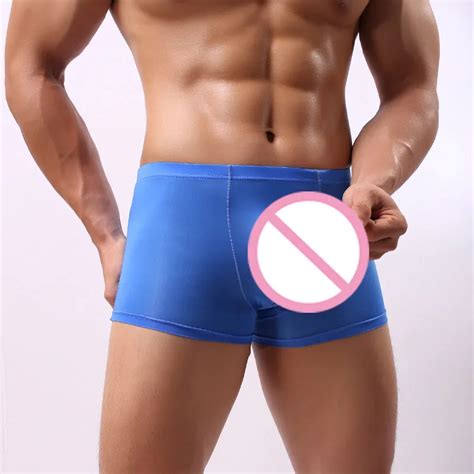 Aliexpress Buy Mens Underwear Boxers Shorts Ice Silk Elephant