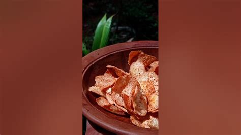 බයිට් එකටත් හොඳයි 😋 Manioc Chips Easy Recipe Crispy Cassava Chips