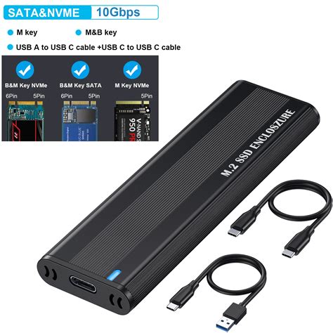 M Casing Ssd Nvme Sata Protokol Ganda M Ke Usb Tipe C Adaptor