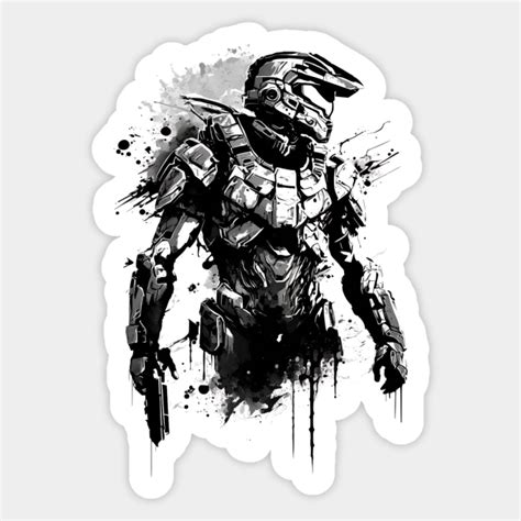 Halo Master Chief Original Artwork By Porcaro Sons Halo Drawings